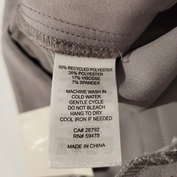 Joie NWT Hi Rise Straight Leg Trouser Dress Pants Womens Size 8 Gray Neutral - Picture 9 of 11